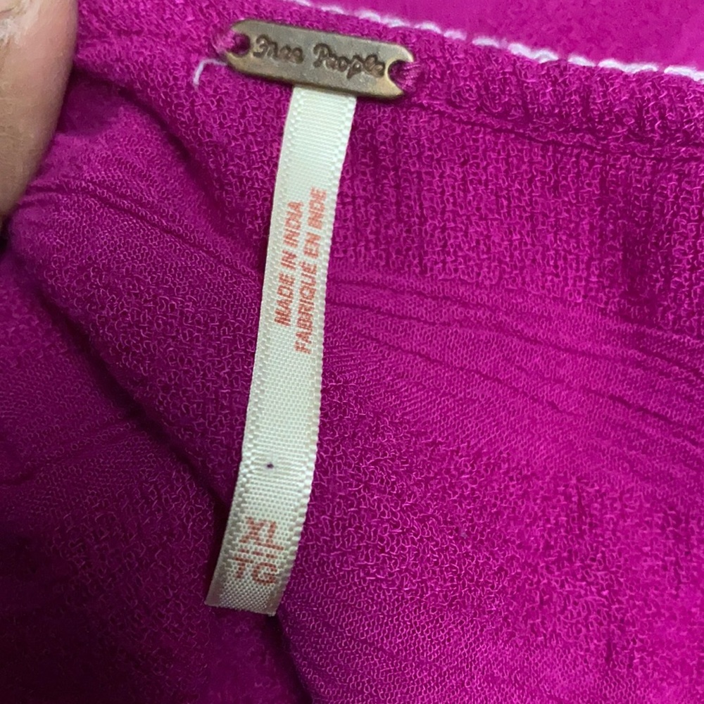 Free people pink blouse